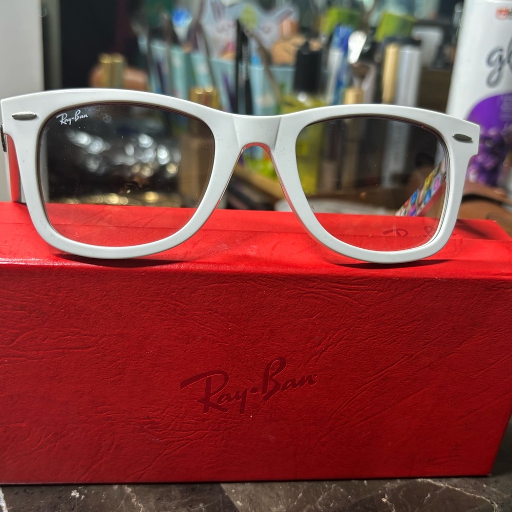 Ray-Ban White Sunglasses